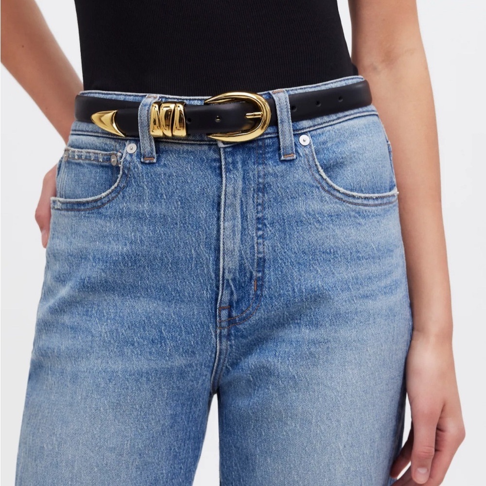Madewell Triple Metal Keeper Belt
